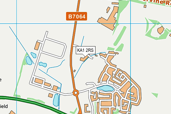 KA1 2RS map - OS VectorMap District (Ordnance Survey)