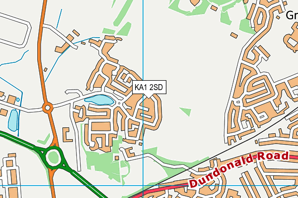 KA1 2SD map - OS VectorMap District (Ordnance Survey)