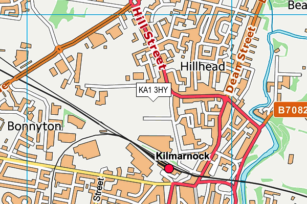 KA1 3HY map - OS VectorMap District (Ordnance Survey)