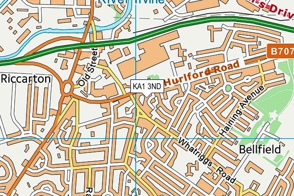 KA1 3ND map - OS VectorMap District (Ordnance Survey)