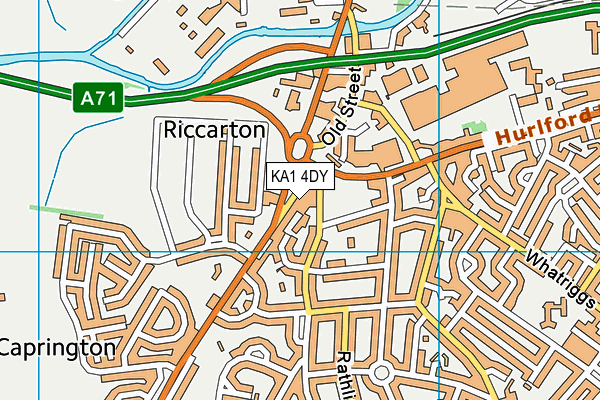 KA1 4DY map - OS VectorMap District (Ordnance Survey)