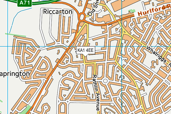 KA1 4EE map - OS VectorMap District (Ordnance Survey)