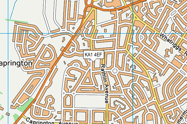 KA1 4EF map - OS VectorMap District (Ordnance Survey)