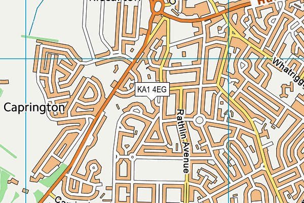 KA1 4EG map - OS VectorMap District (Ordnance Survey)