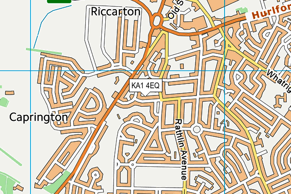 KA1 4EQ map - OS VectorMap District (Ordnance Survey)