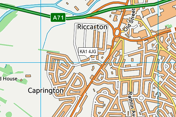 KA1 4JG map - OS VectorMap District (Ordnance Survey)