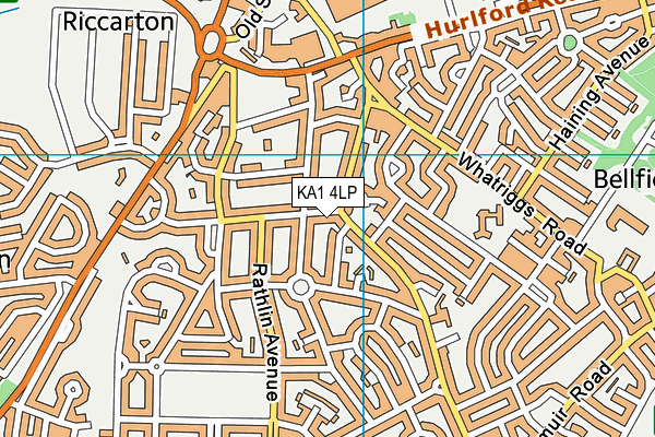 KA1 4LP map - OS VectorMap District (Ordnance Survey)