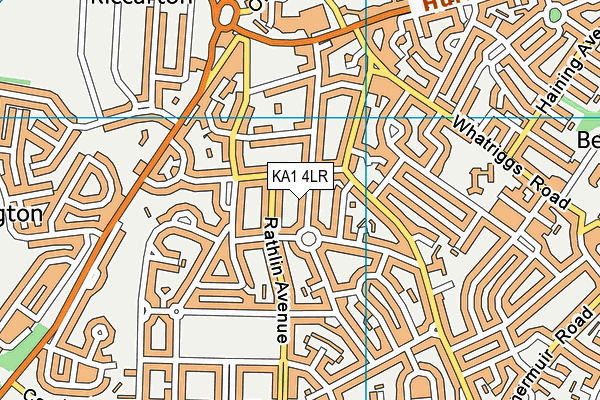 KA1 4LR map - OS VectorMap District (Ordnance Survey)