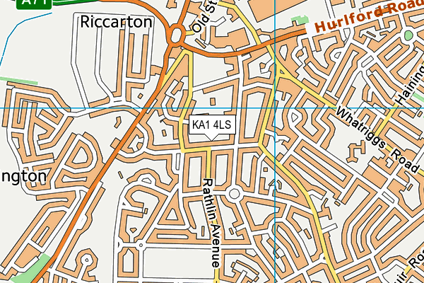 KA1 4LS map - OS VectorMap District (Ordnance Survey)
