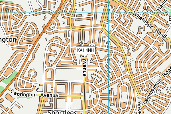 KA1 4NH map - OS VectorMap District (Ordnance Survey)