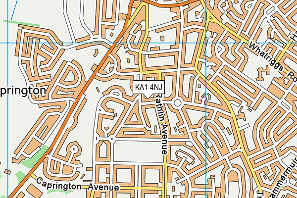 KA1 4NJ map - OS VectorMap District (Ordnance Survey)