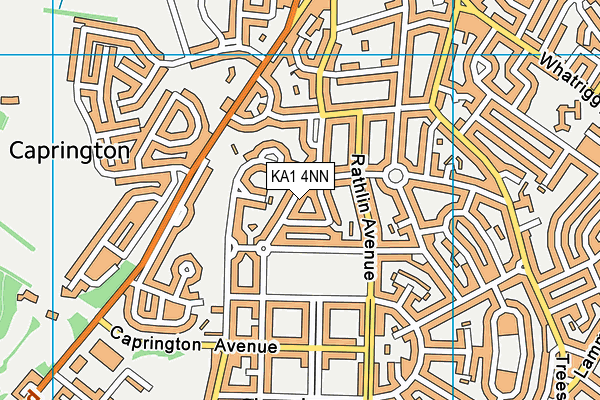 KA1 4NN map - OS VectorMap District (Ordnance Survey)