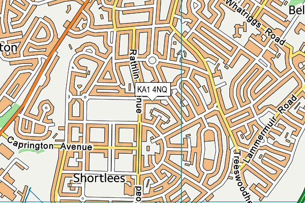 KA1 4NQ map - OS VectorMap District (Ordnance Survey)