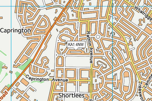 KA1 4NW map - OS VectorMap District (Ordnance Survey)