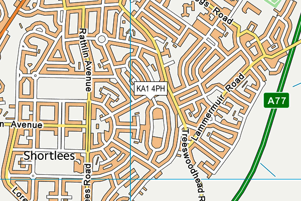 KA1 4PH map - OS VectorMap District (Ordnance Survey)