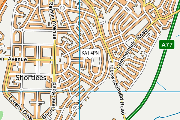 KA1 4PN map - OS VectorMap District (Ordnance Survey)