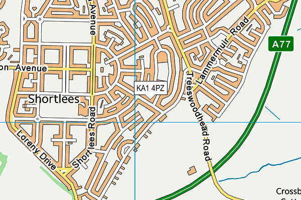 KA1 4PZ map - OS VectorMap District (Ordnance Survey)