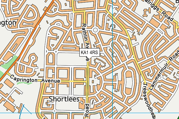 KA1 4RS map - OS VectorMap District (Ordnance Survey)
