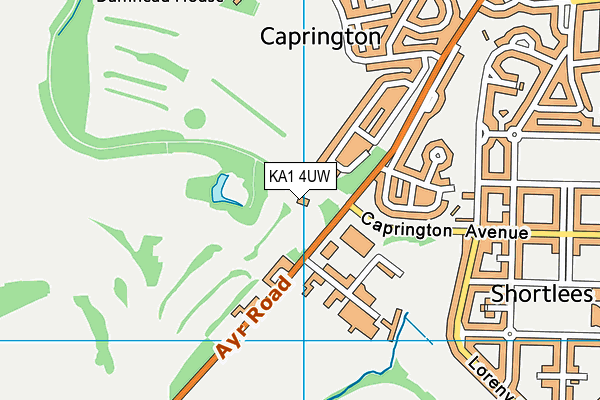 KA1 4UW map - OS VectorMap District (Ordnance Survey)