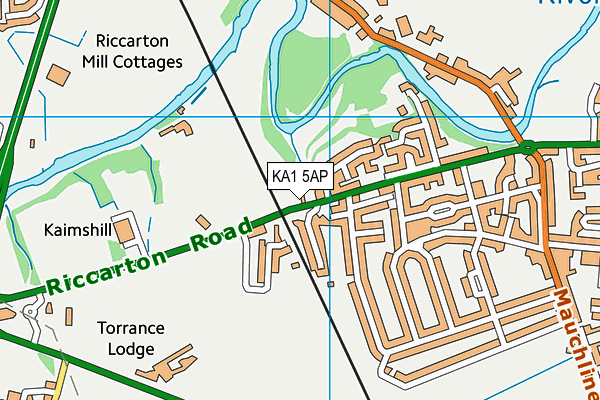 KA1 5AP map - OS VectorMap District (Ordnance Survey)