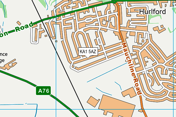 KA1 5AZ map - OS VectorMap District (Ordnance Survey)