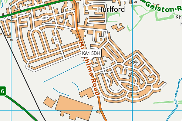 KA1 5DH map - OS VectorMap District (Ordnance Survey)