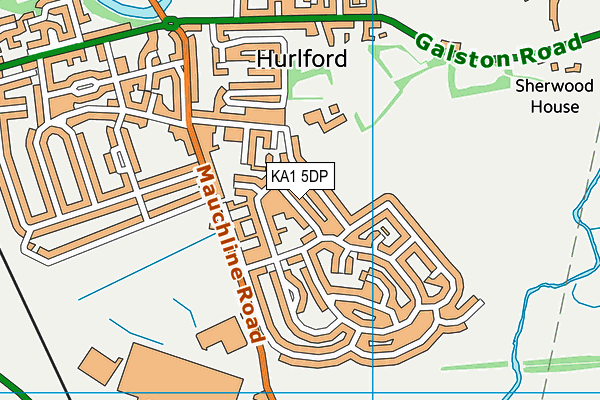 KA1 5DP map - OS VectorMap District (Ordnance Survey)