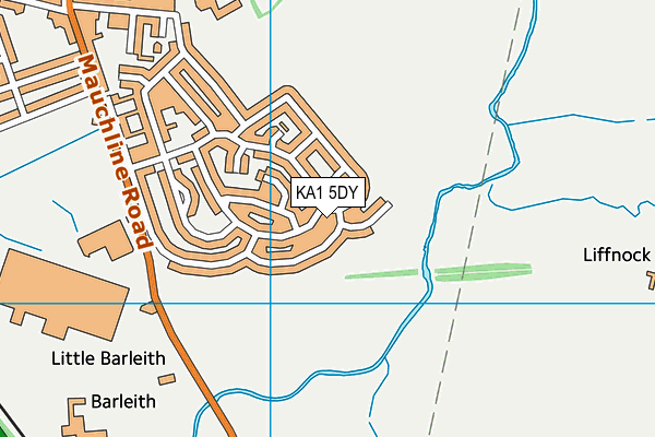KA1 5DY map - OS VectorMap District (Ordnance Survey)