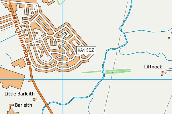 KA1 5DZ map - OS VectorMap District (Ordnance Survey)