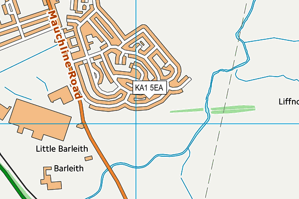 KA1 5EA map - OS VectorMap District (Ordnance Survey)
