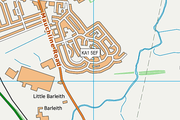 KA1 5EF map - OS VectorMap District (Ordnance Survey)