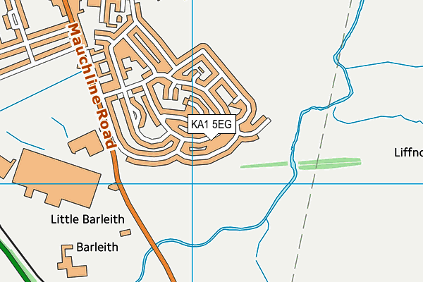 KA1 5EG map - OS VectorMap District (Ordnance Survey)