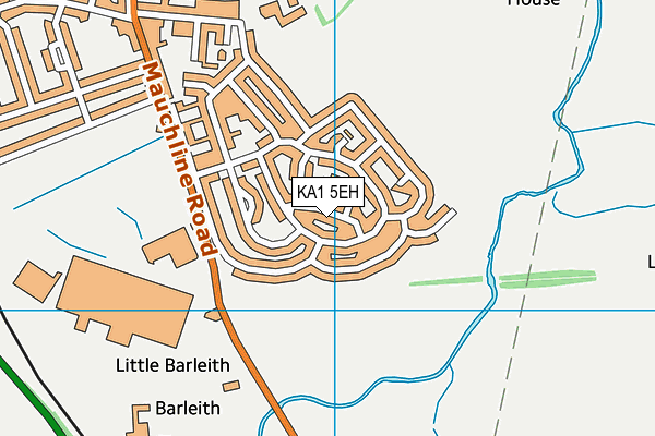 KA1 5EH map - OS VectorMap District (Ordnance Survey)