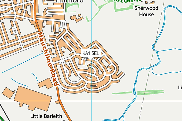 KA1 5EL map - OS VectorMap District (Ordnance Survey)