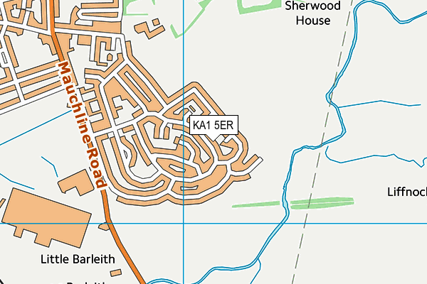 KA1 5ER map - OS VectorMap District (Ordnance Survey)