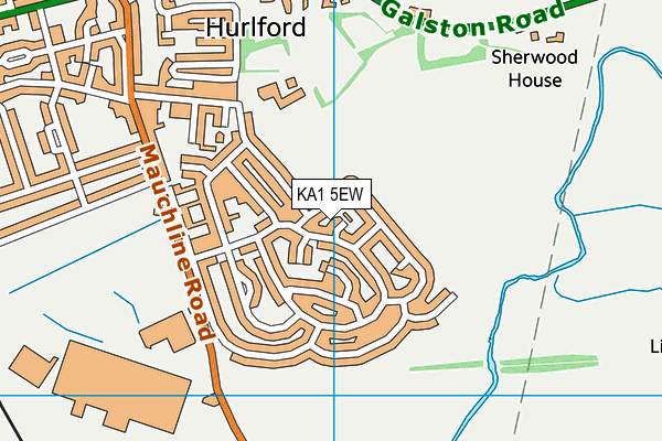 KA1 5EW map - OS VectorMap District (Ordnance Survey)