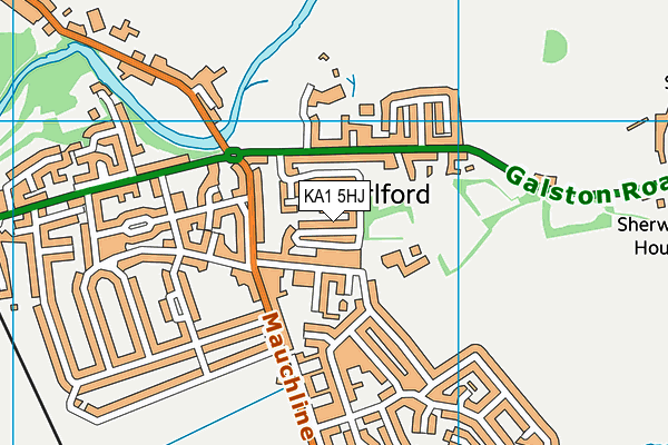 KA1 5HJ map - OS VectorMap District (Ordnance Survey)