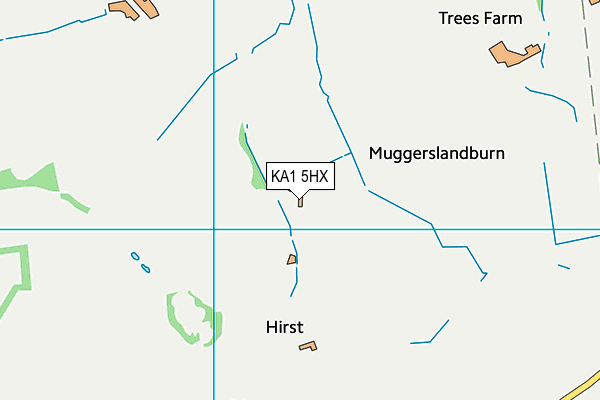 KA1 5HX map - OS VectorMap District (Ordnance Survey)