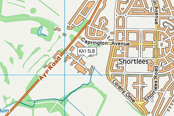 KA1 5LB map - OS VectorMap District (Ordnance Survey)