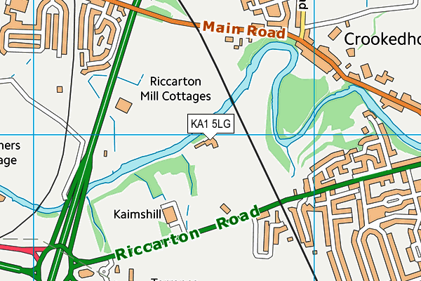 KA1 5LG map - OS VectorMap District (Ordnance Survey)