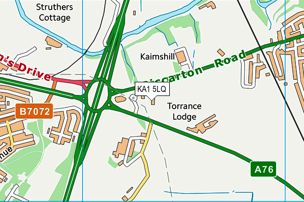KA1 5LQ map - OS VectorMap District (Ordnance Survey)