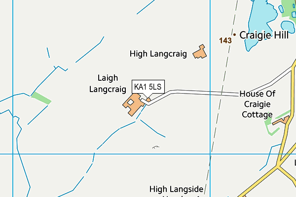 KA1 5LS map - OS VectorMap District (Ordnance Survey)