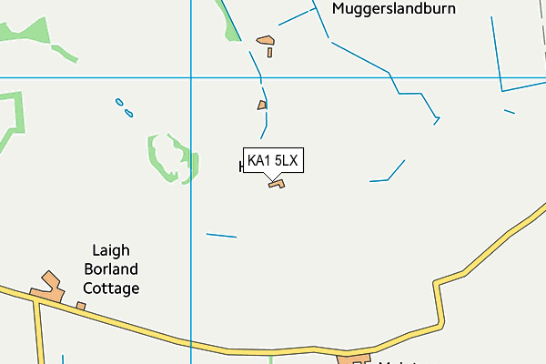 KA1 5LX map - OS VectorMap District (Ordnance Survey)