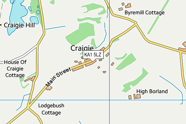 KA1 5LZ map - OS VectorMap District (Ordnance Survey)