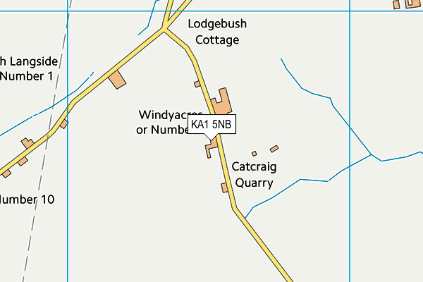 KA1 5NB map - OS VectorMap District (Ordnance Survey)