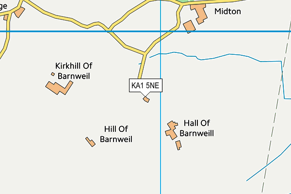 KA1 5NE map - OS VectorMap District (Ordnance Survey)