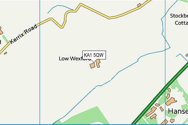 KA1 5QW map - OS VectorMap District (Ordnance Survey)