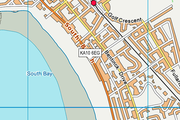KA10 6EG map - OS VectorMap District (Ordnance Survey)