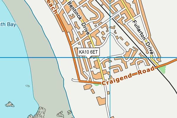 KA10 6ET map - OS VectorMap District (Ordnance Survey)