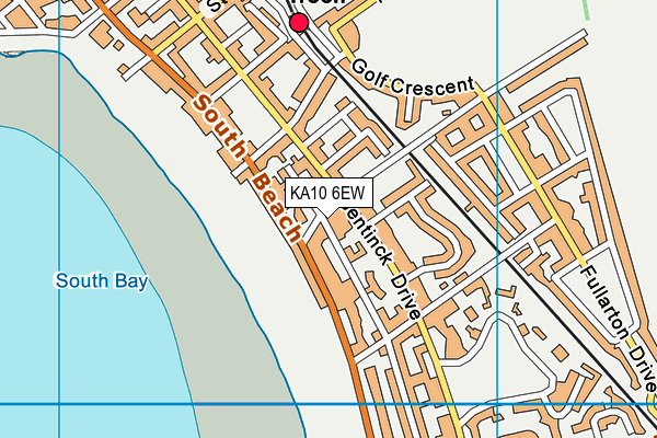 KA10 6EW map - OS VectorMap District (Ordnance Survey)